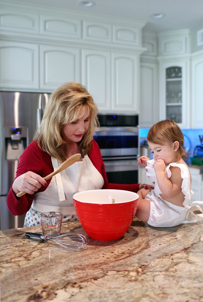 Baking and cooking with grandma is an exciting adventure for most little girls. These are warm memories I will forever cherish, and will always smile when I think of her and I in that kitchen.