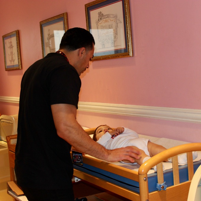 Daddy Diaper Duty At Disney's Baby Care Center