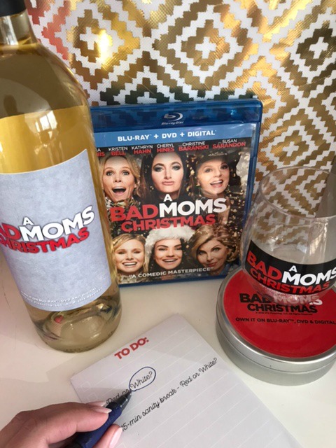 A Bad Moms Christmas DVD + Wine