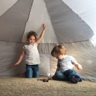 Kids playing in an AirFort