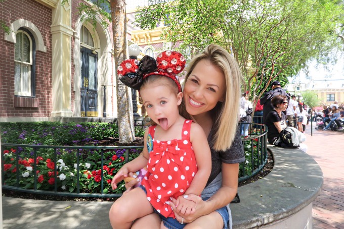 Jessica and Sophie at Disney.