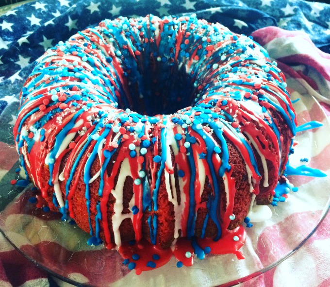 Fireworks Bundt Cake