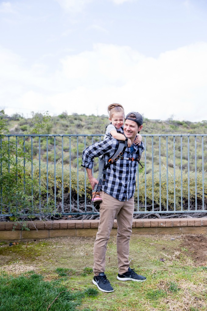 Kyle and Sophie using Piggyback Rider