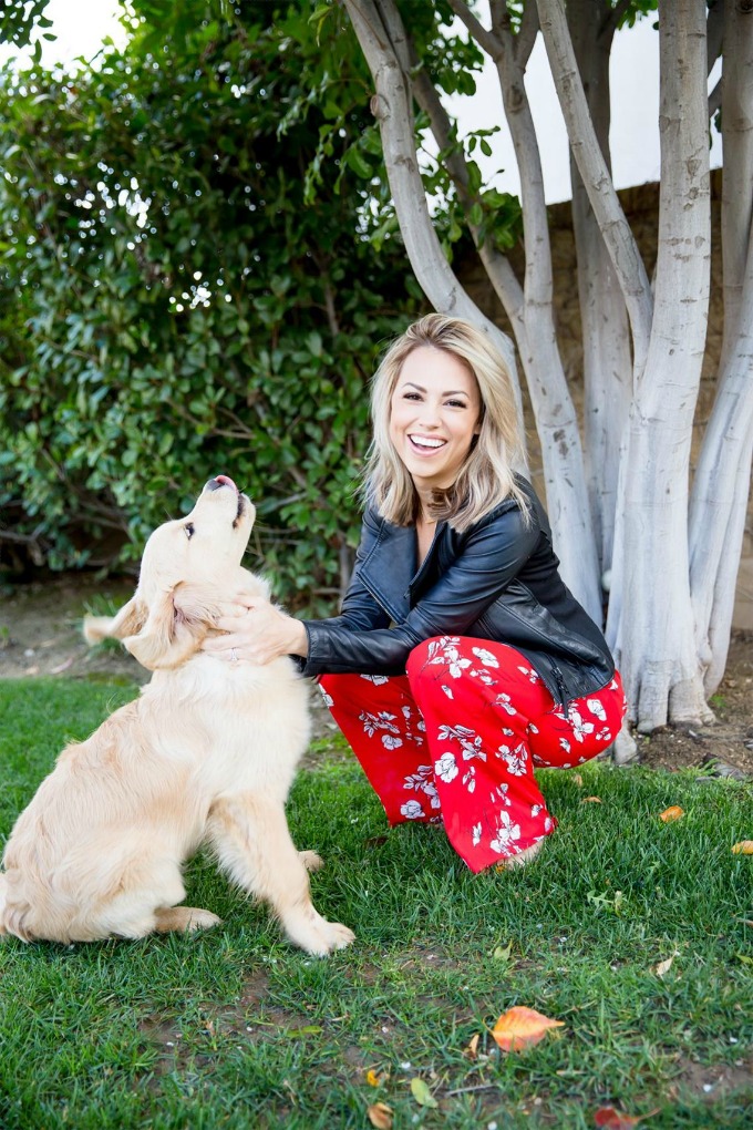 Jessica Hall and dog, Ryder