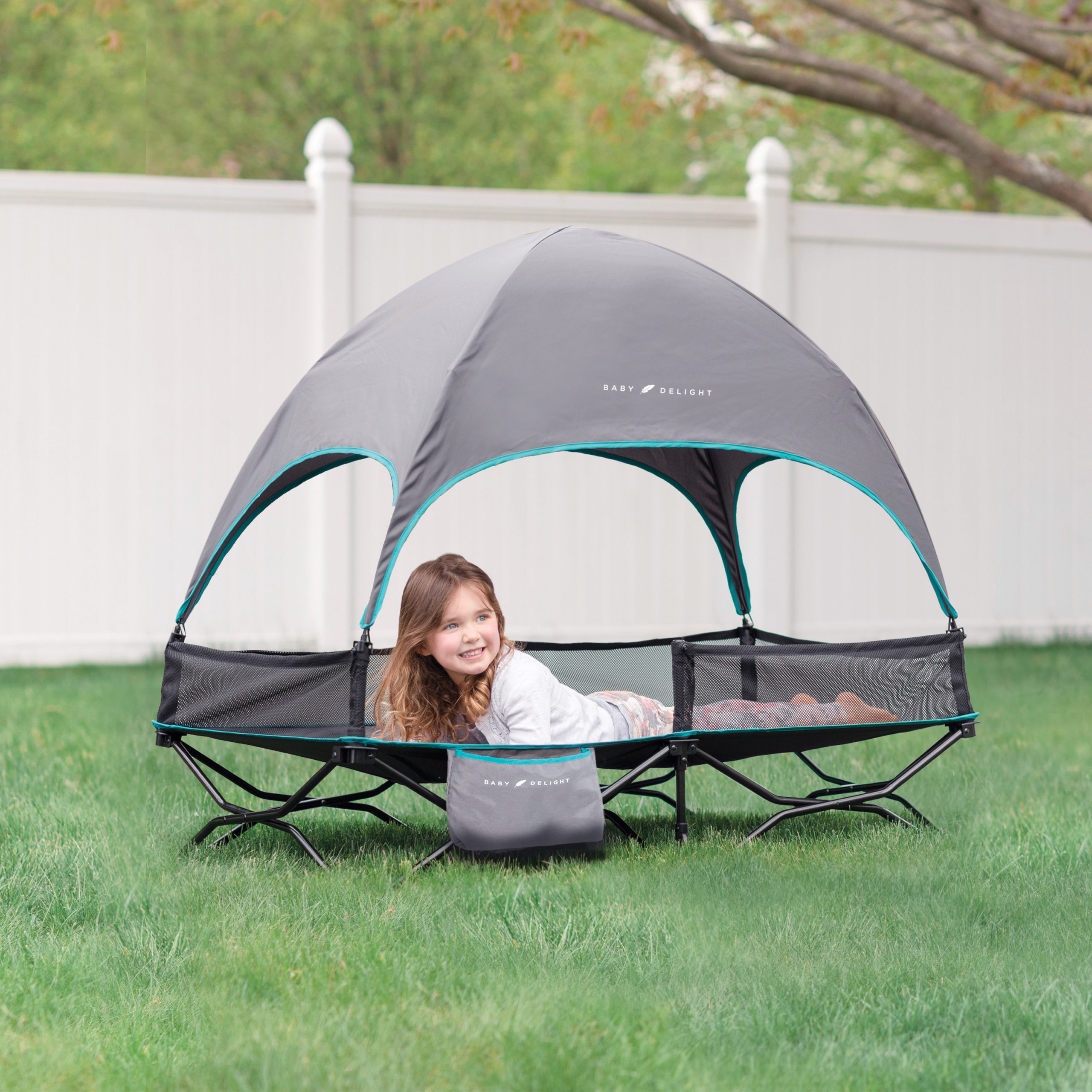 Bungalow Cot in Backyard