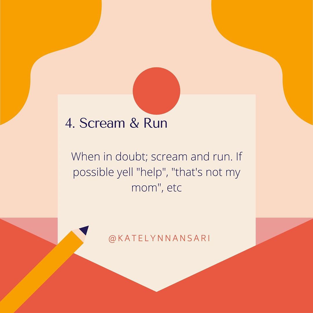 scream and run