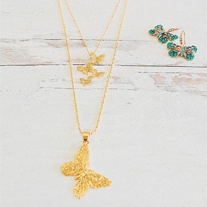 Emma J Company Butterfly jewelry