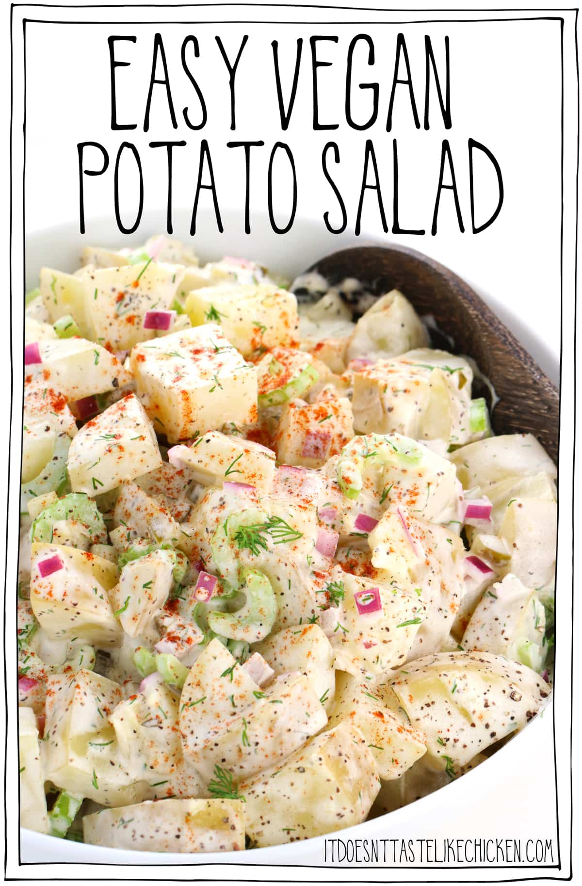 Easy Vegan Potato Salad.