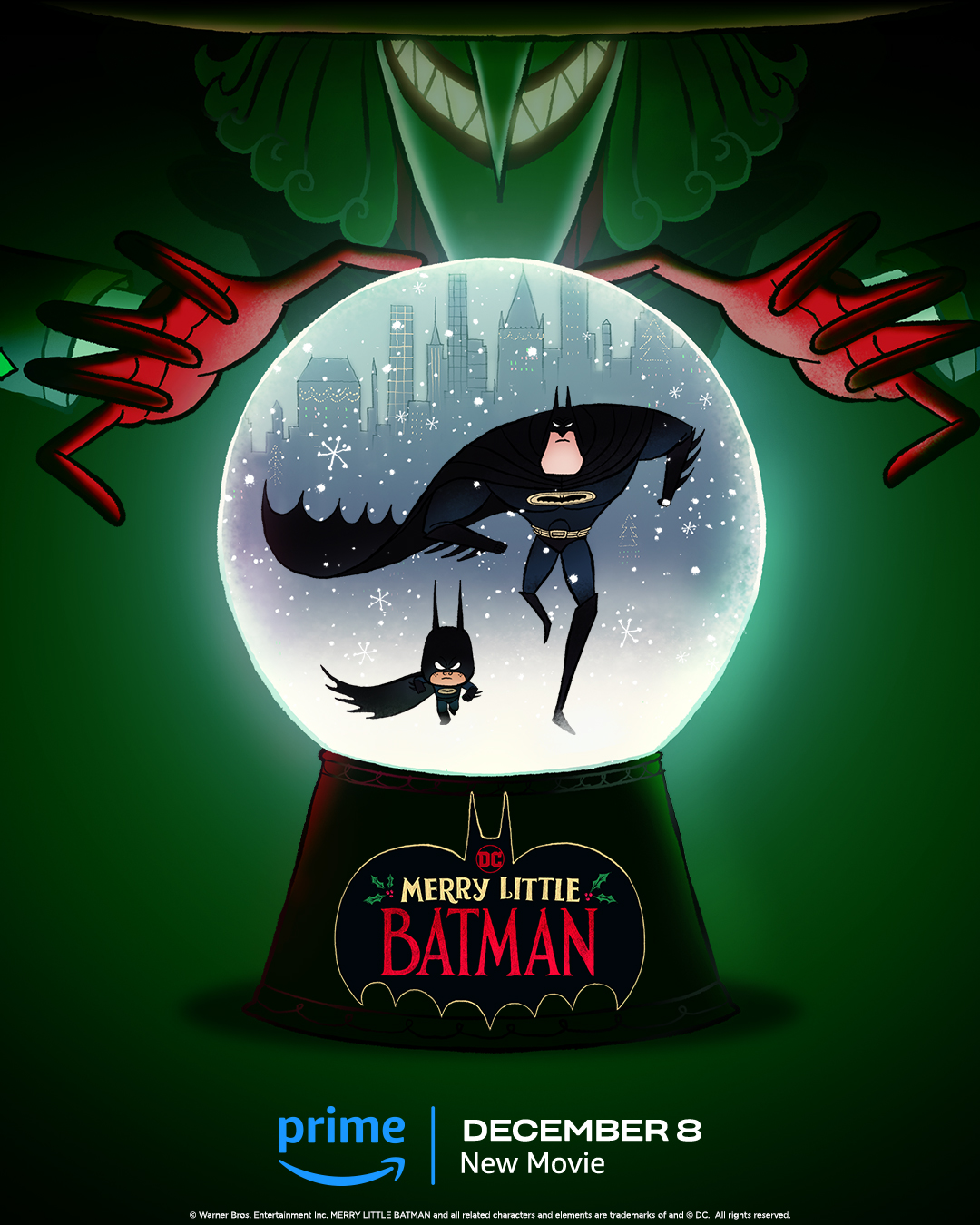Merry Little Batman movie poster. 